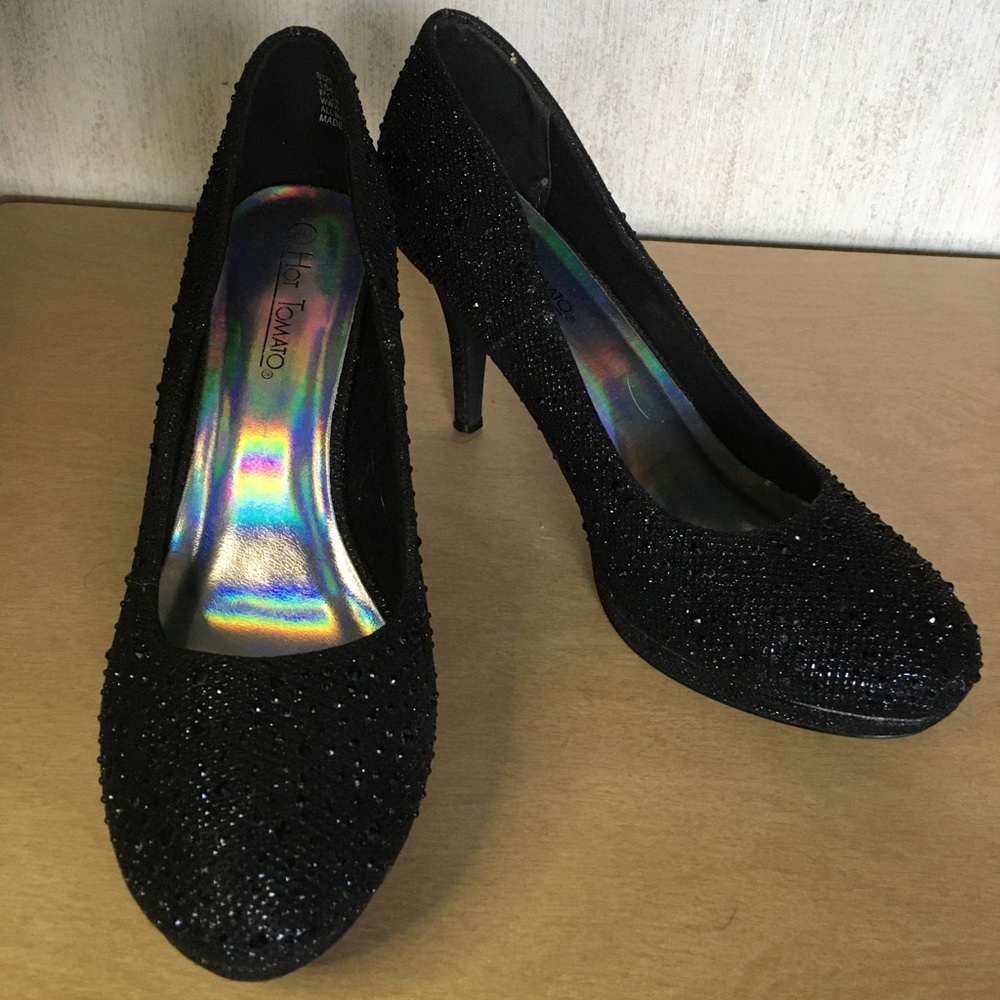 ✨Sparkly Pumps ✨:: Hot Tomato